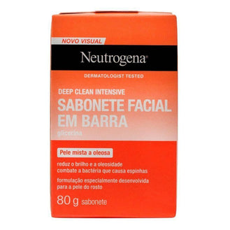 Neutrogena Sabonete Facial 80G Deep Clean - Drogaria Poupa Centro