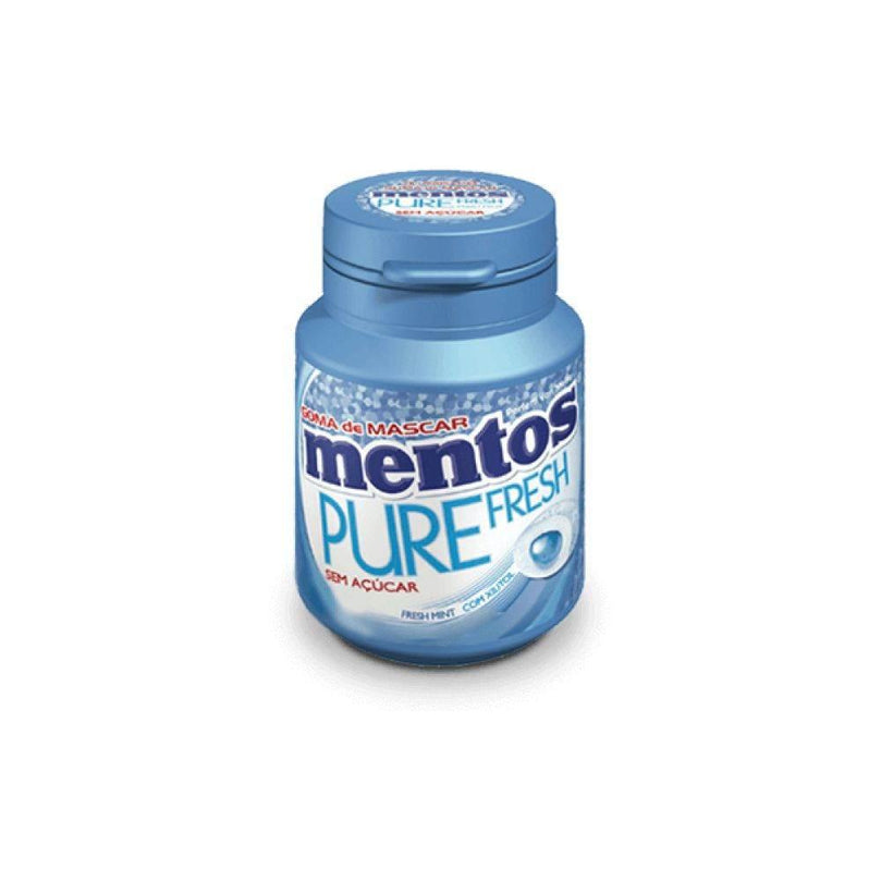 Chiclete Mentos Pote Fresh Mint - 56G - Drogaria Poupa Centro