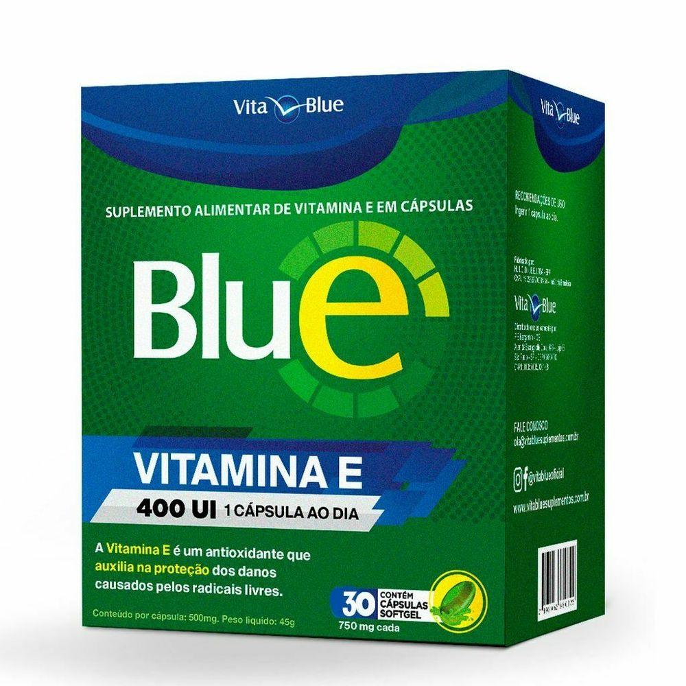 BlueE Vitamina E 400Mg 30 comprimidos - Drogaria Poupa Centro