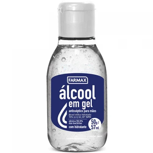 Alcool Gel 50G Farmax - Drogaria Poupa Centro