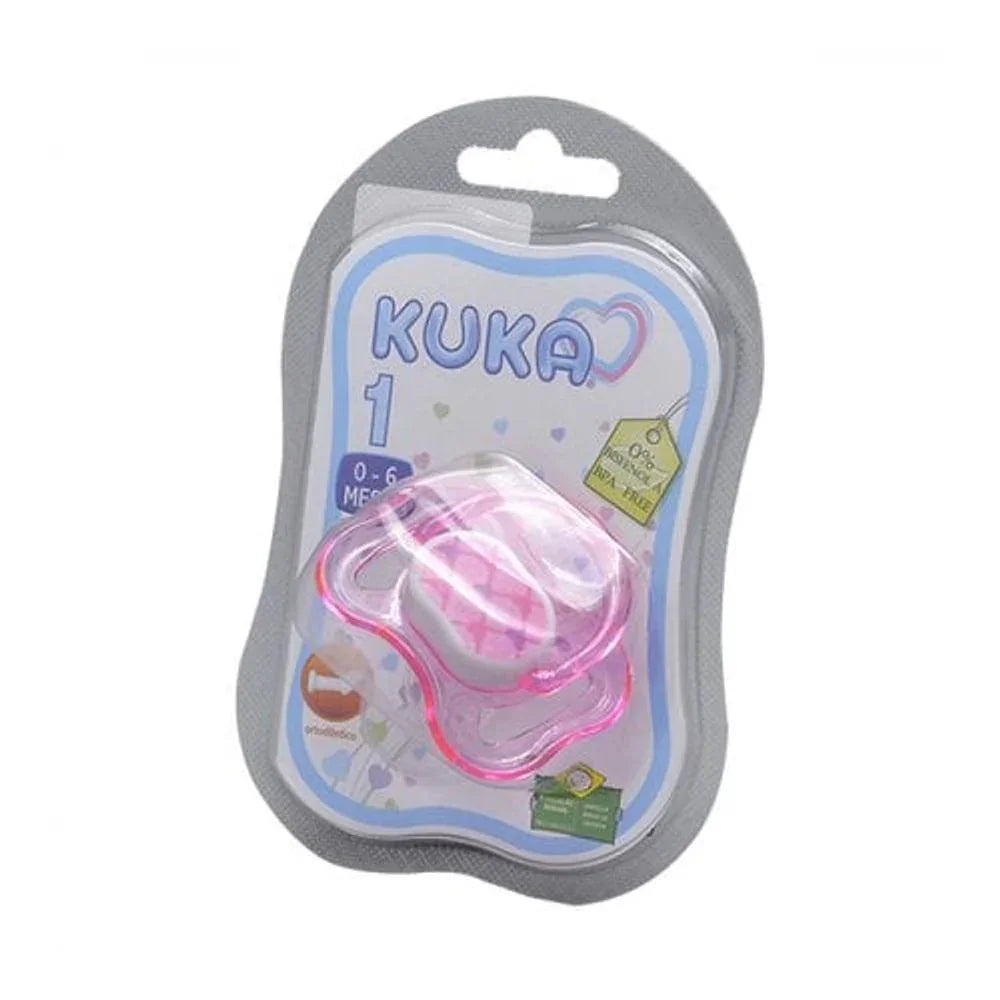 Chupeta Kuka N1 Rosa - Drogaria Poupa Centro