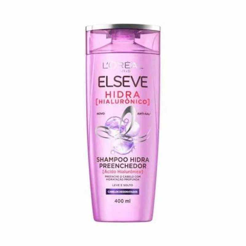 Shampoo Hidratante Elseve Hidra Hialurônico 400ml - L'Oréal - Drogaria Poupa Centro