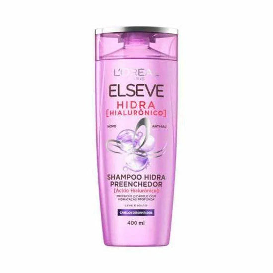 Shampoo Hidratante Elseve Hidra Hialurônico 400ml - L'Oréal - Drogaria Poupa Centro