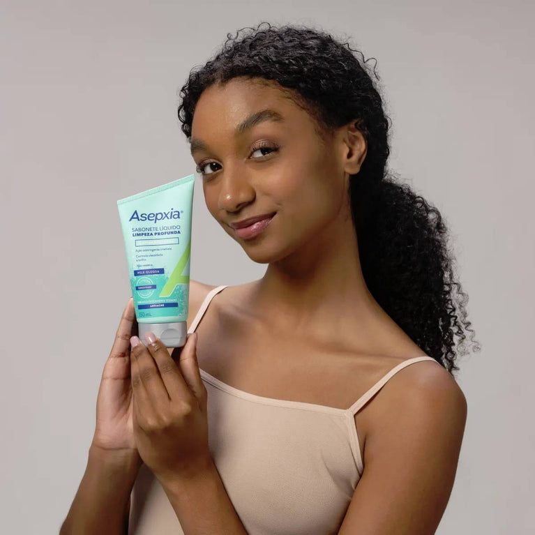 Sabonete Líquido Asepxia Limpeza Profunda 150ml - Pele Oleosa
