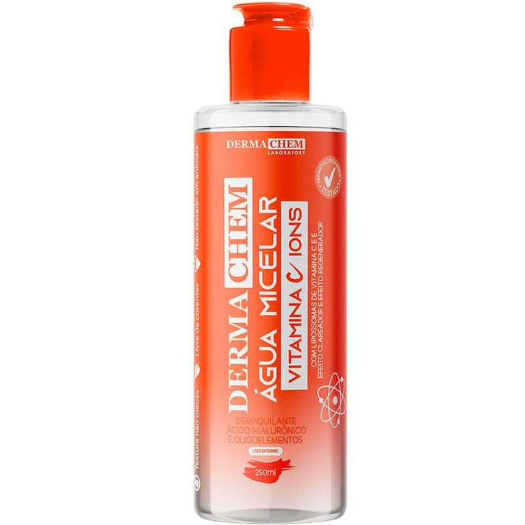 Água Micelar Dermachem Vitamina C 250mL - Drogaria Poupa Centro
