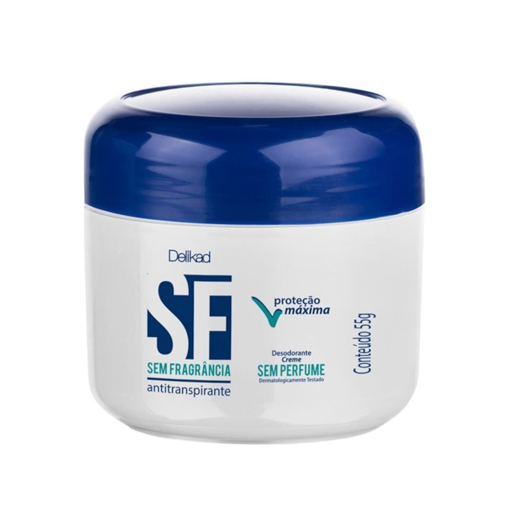 Unilever Desodorante Em Creme S/Perfume Delkad 55 G