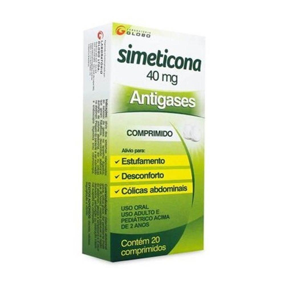 Simeticona 40Mg - 20 Comprimidos - Drogaria Poupa Centro