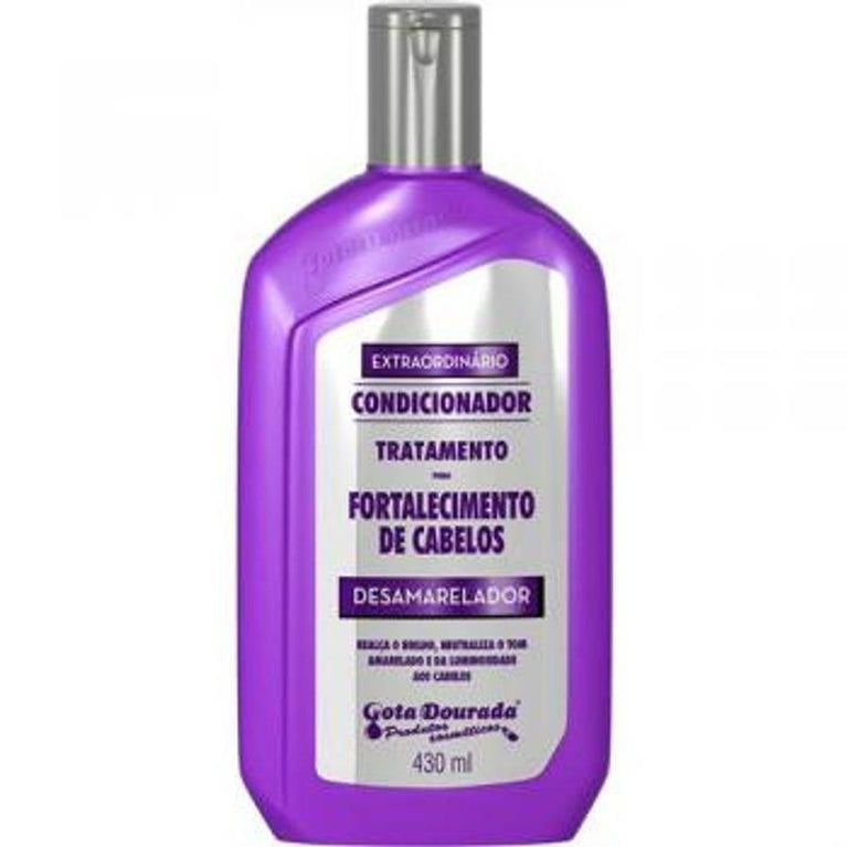 Condicionador Gota Dourada 430ml Desamarelador - Drogaria Poupa Centro