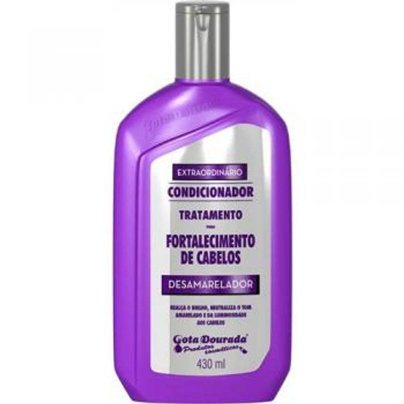 Condicionador Gota Dourada 430ml Desamarelador - Drogaria Poupa Centro