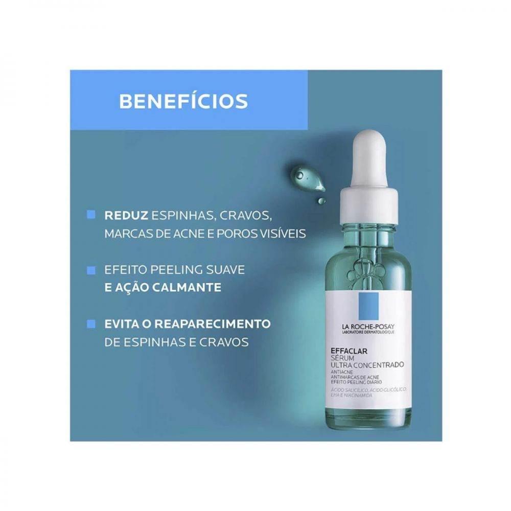 Sérum Effaclar Ultra Concentrado Antiacne 30ml - Drogaria Poupa Centro