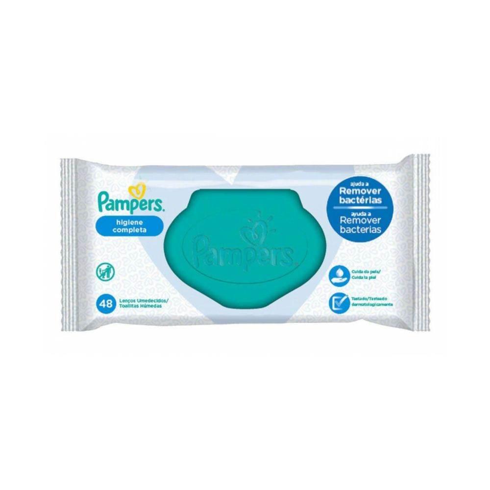 Toalha Umedecida Infantil Pampers Higiene Completa C/48 - Drogaria Poupa Centro