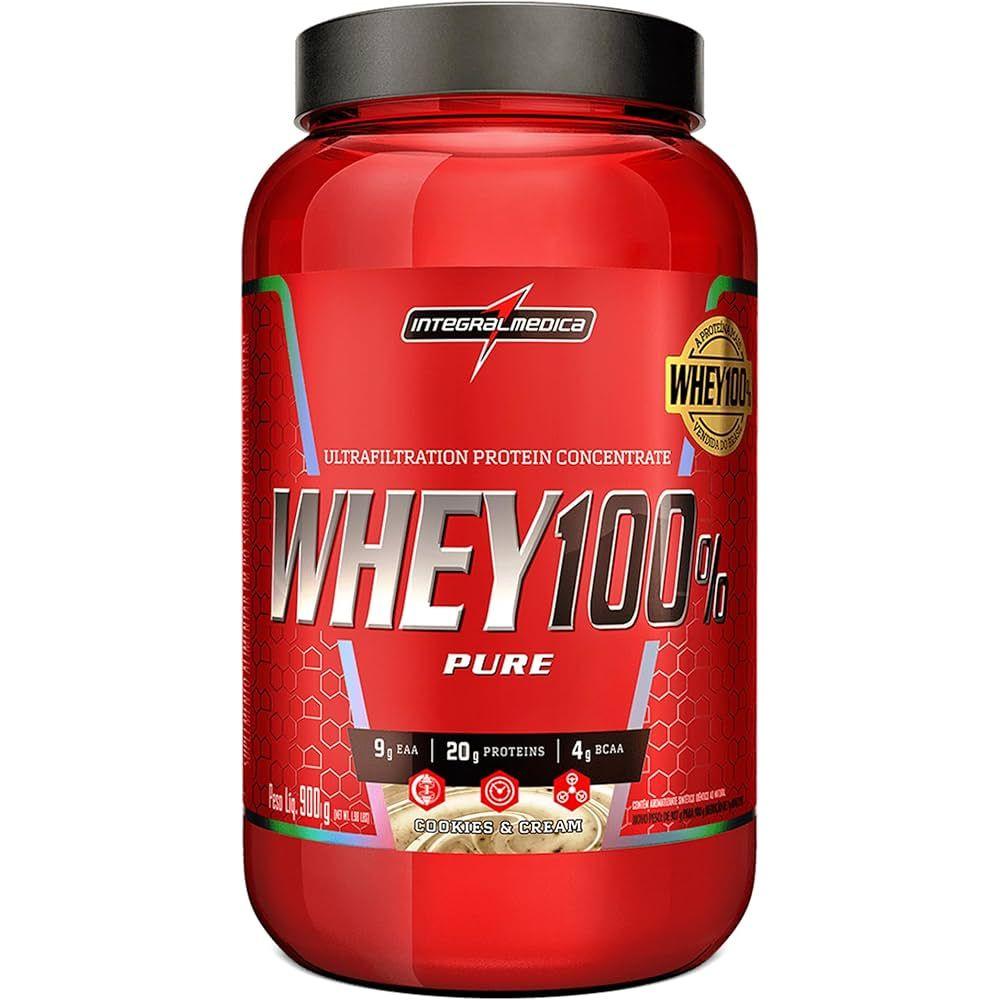 Whey 100% Pote Sabor Cookies 907Gr - Integral Médica