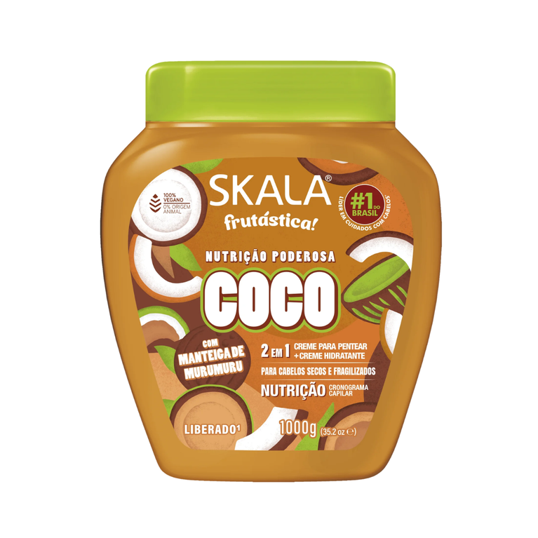 Skala Creme de Tratamento  com Óleo De Coco - 1Kg