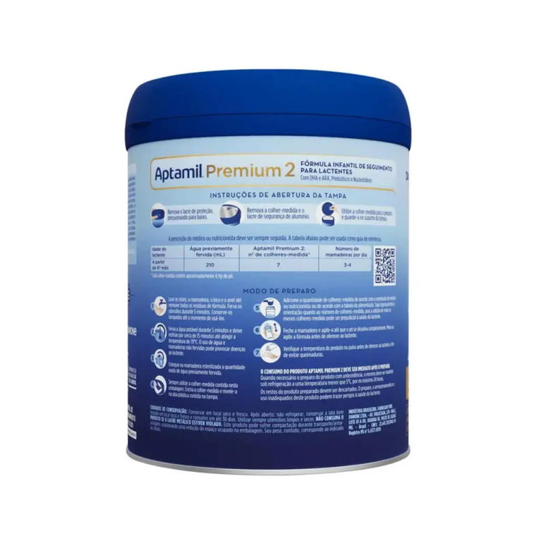 Fórmula Infantil Aptamil  Premium 2 - 800G