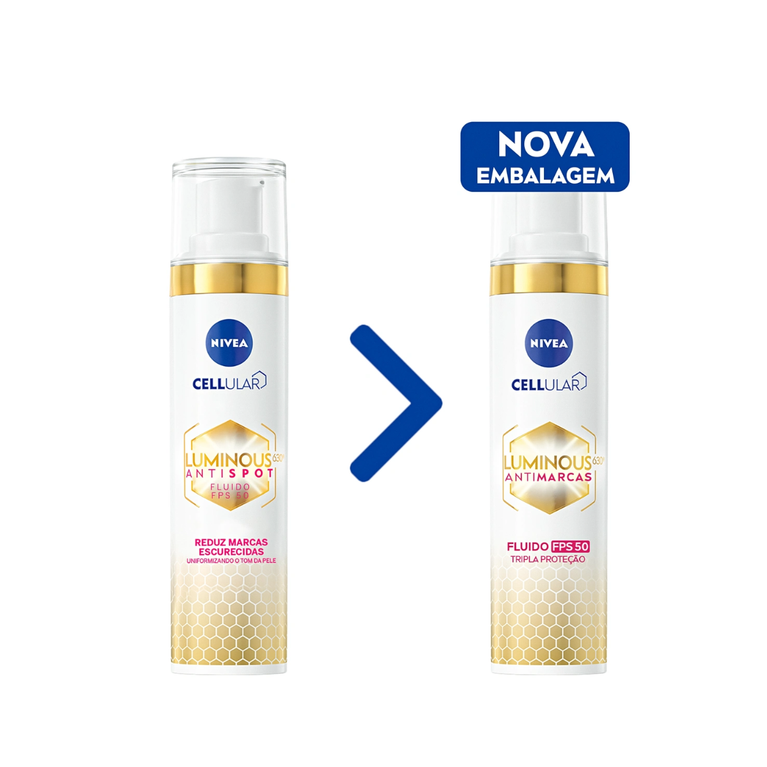 Sérum Antispot Antimarcas Nivea Cellular Luminous 630º 30mL