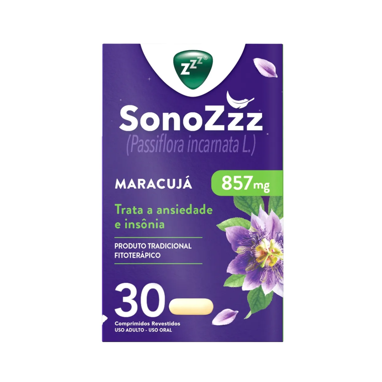SonoZZZ Passiflora Maracujá VICK - 30 Comprimidos