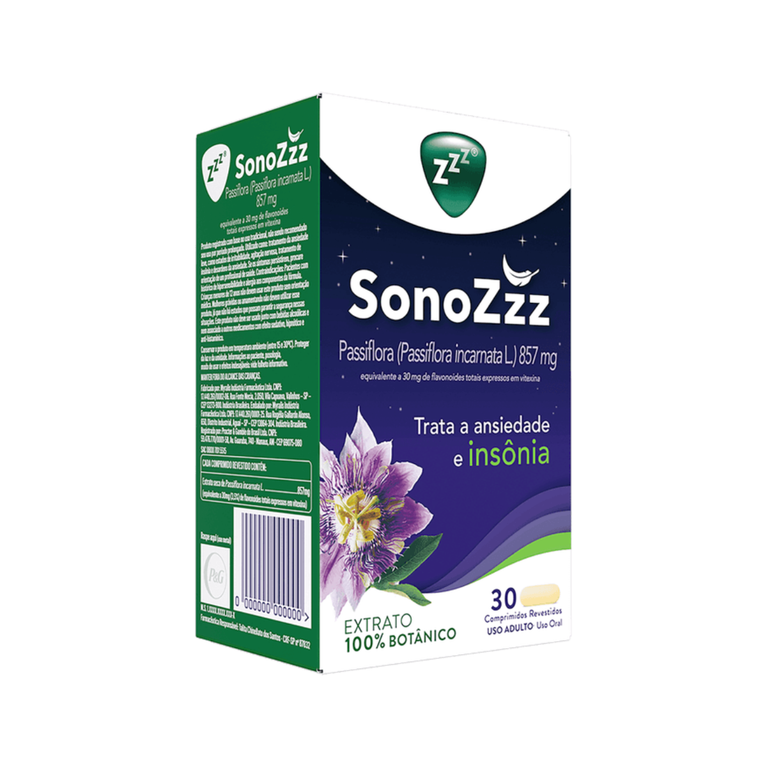 SonoZZZ Passiflora Maracujá VICK - 30 Comprimidos