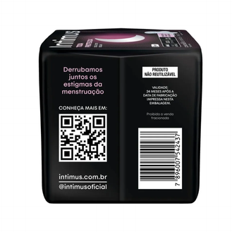 Absorvente Intimus Gel Noturno Longo Cobertura Seca com Abas 8 Unidades