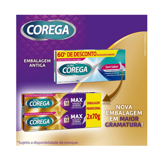 Corega Ultra Max Kit 70G C/2un