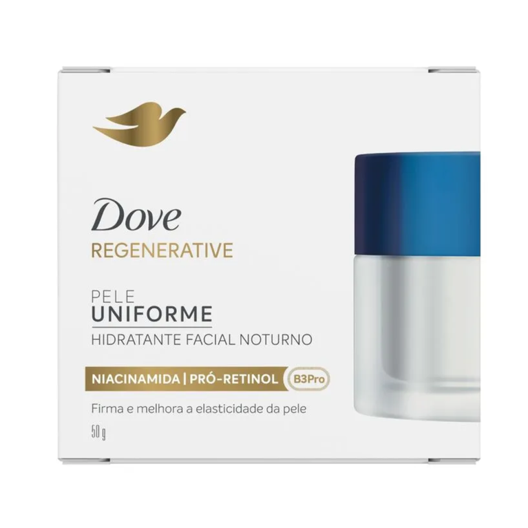 Hidratante Facial Noturno Dove Regenerative 50g VALIDADE 30/08/2026
