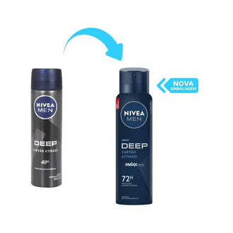 Desodorante Aerosol Nivea Men Deep 150ml