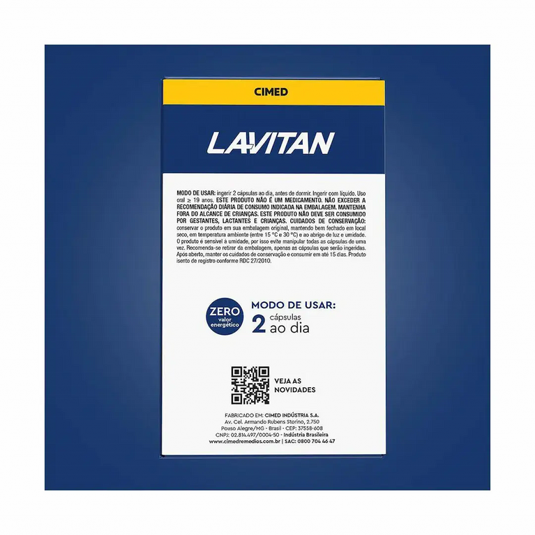 Lavitan Triptofano com 30 Cápsulas