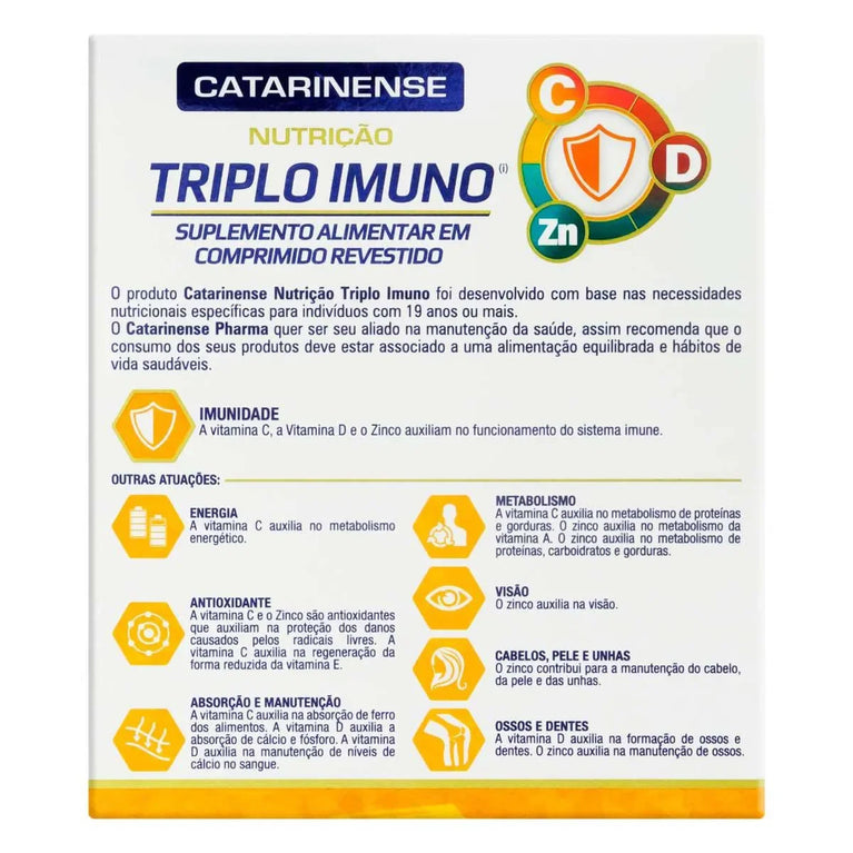 Triplo Imuno Catarinense Nutricao 30`S