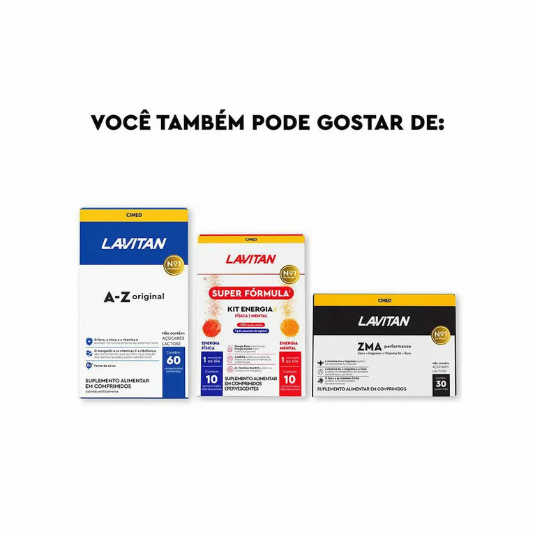 Lavitan Cabelos E Barba 60 Cápsulas