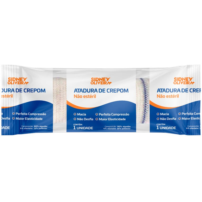 Atadura De Crepom 10cm X 1,8m 1 Unidade