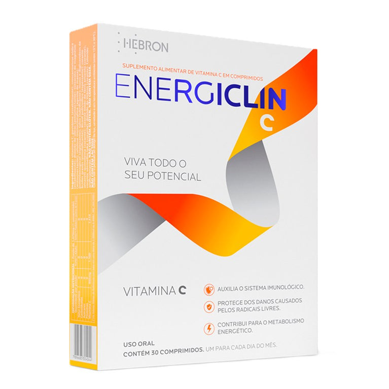 Suplemento Alimentar Energiclin C 30 Comprimidos