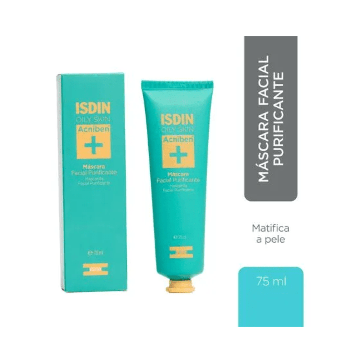 Máscara Facial ISDIN Acniben Purificante Oily Skin 75ml - Drogaria Poupa Centro