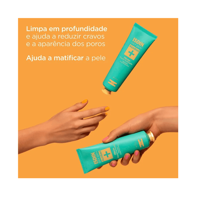 Máscara Facial ISDIN Acniben Purificante Oily Skin 75ml - Drogaria Poupa Centro