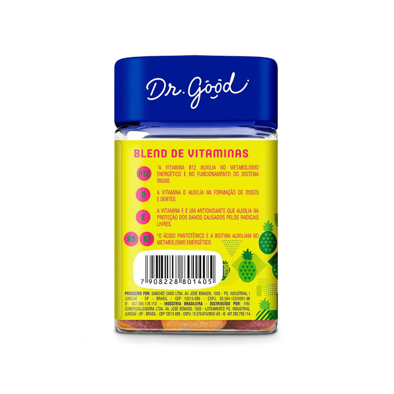 Multigood Abacaxi e Morango 30 Gomas Dr. Good FIni - Drogaria Poupa Centro