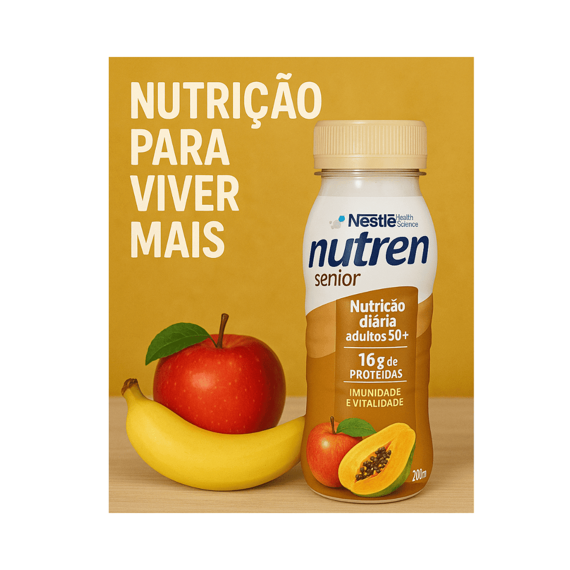 Nutren Senior Sabor Mix de Frutas 200ml - Drogaria Poupa Centro