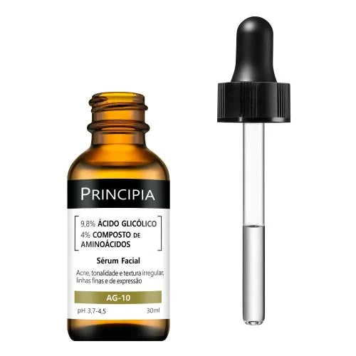 Sérum 9,8% Acido Glicolico + Aminoacidos Principia Skincare