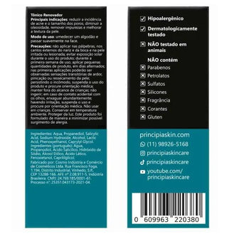 Tonico 7% Acido Latico + 1% Acido Salicilico Principia Skinc