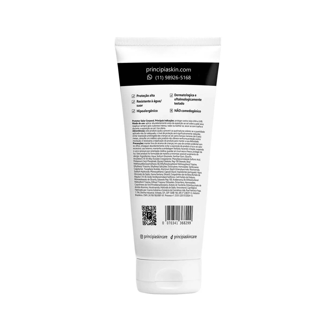 Protetor Solar Principia FPS45 PS-03 200ML - Drogaria Poupa Centro
