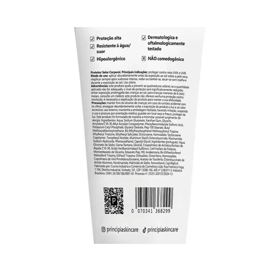 Protetor Solar Principia FPS45 PS-03 200ML - Drogaria Poupa Centro