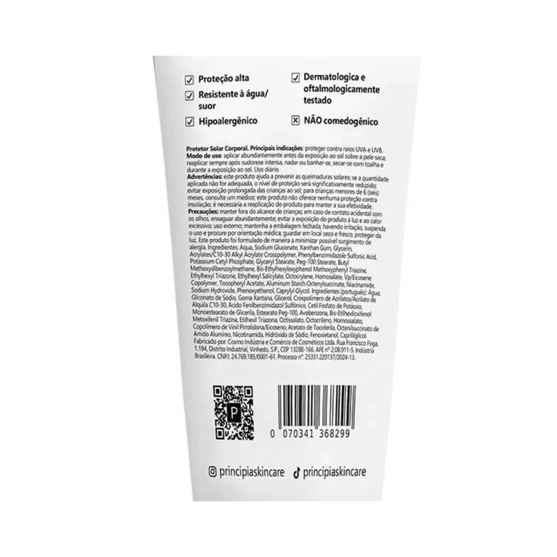 Protetor Solar Principia FPS45 PS-03 200ML - Drogaria Poupa Centro