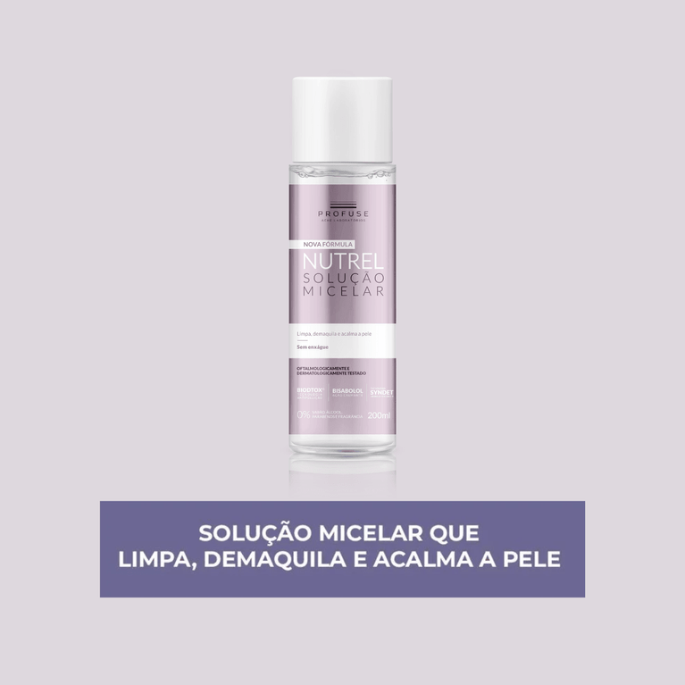 Solução Micelar Profuse Nutrel 120mL - Drogaria Poupa Centro