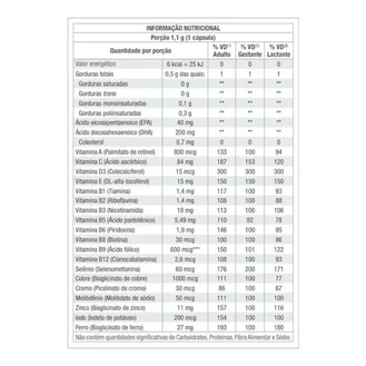 Feminis DHA 30 Cápsulas Suplemento para Gestantes e Lactantes
