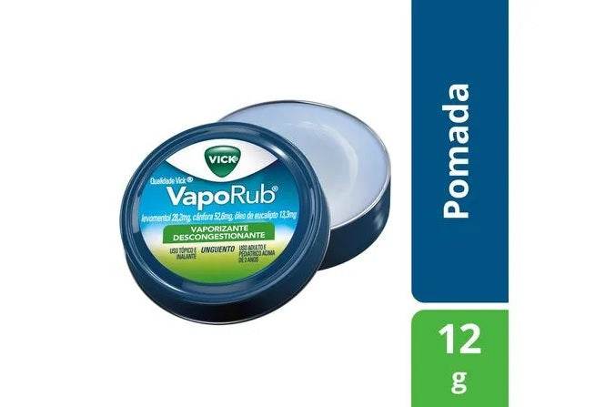 Vick VapoRub Descongestionante Pomada 12g - Drogaria Poupa Centro