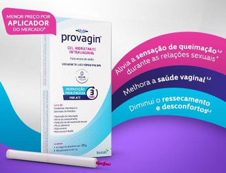 Provagin Gel Hidratante Intravaginal 30g+10 Aplicadores - Drogaria Poupa Centro