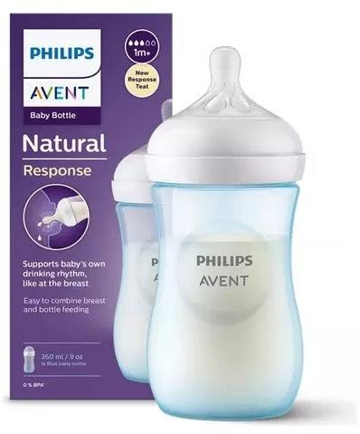 Mamadeira Avent 260Ml Petala 3.0 Azul - Drogaria Poupa Centro